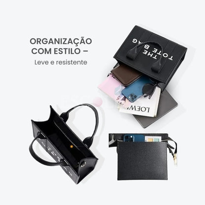 Bolsa Tote Feminina de Viagem e Trabalho em Couro 35L - TheTote™