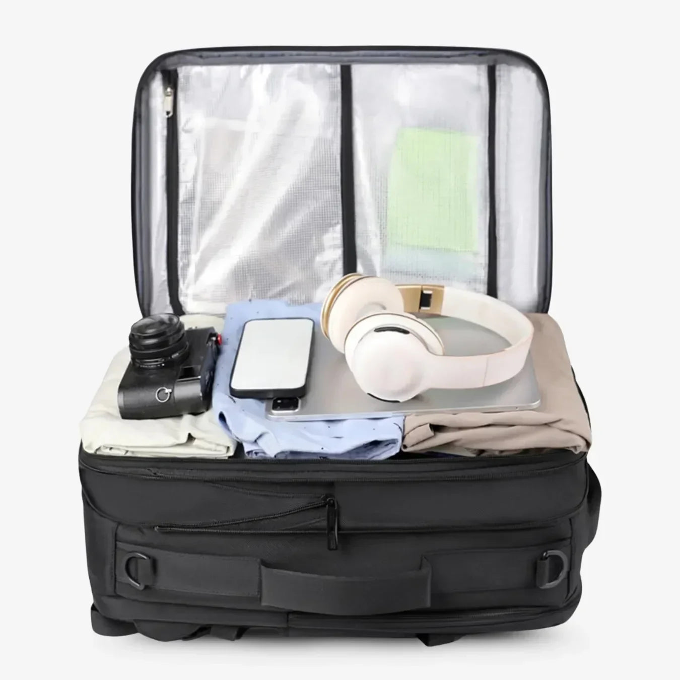 Mochila de Viagem com Compressão a Vácuo 55L Impermeável - AirLuxePack™
