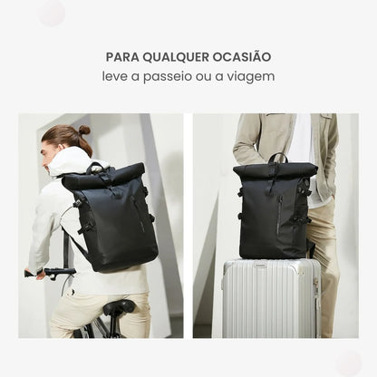 Mochila Executiva Feminina para Notebook 27L Impermeável com USB - Beckley™
