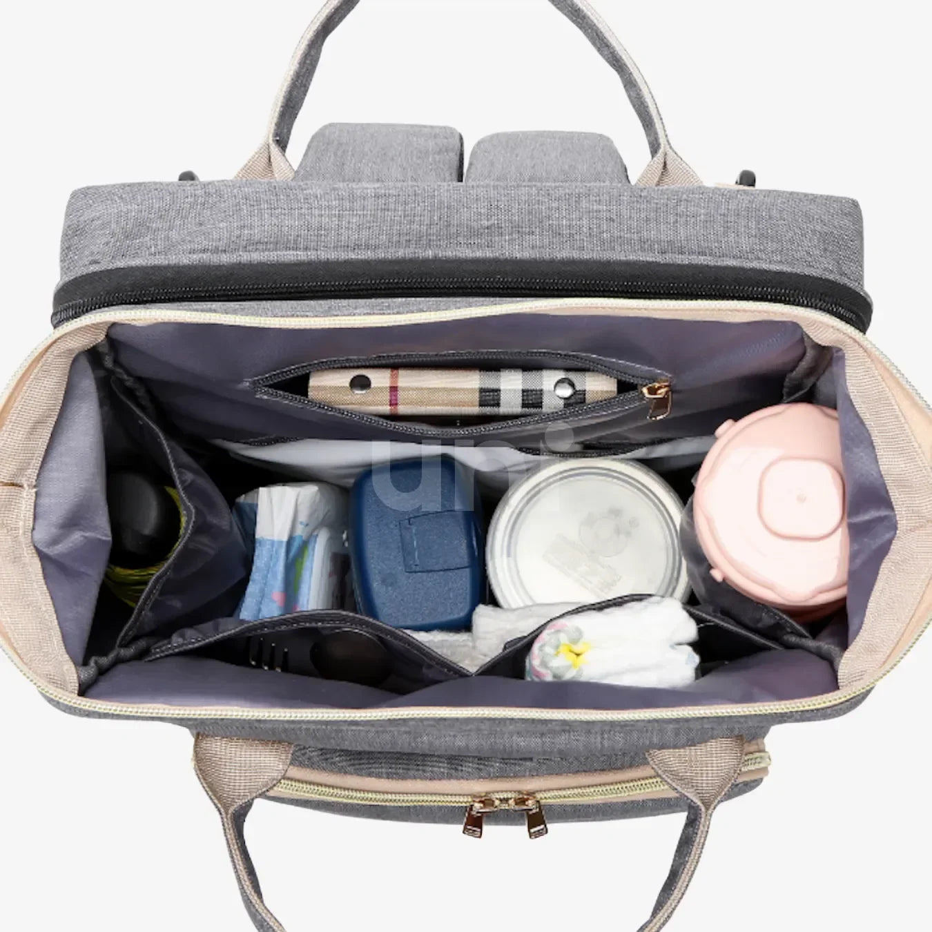 Mochila Maternidade Impermeável com Berço Portátil Térmica - BabyBoo™