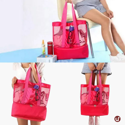 Bolsa de Praia Térmica 2 em 1 com Cooler Integrado - Uni Summer