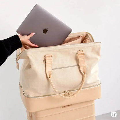 Bolsa de Viagem Feminina 49L com Porta Notebook - Weekender™