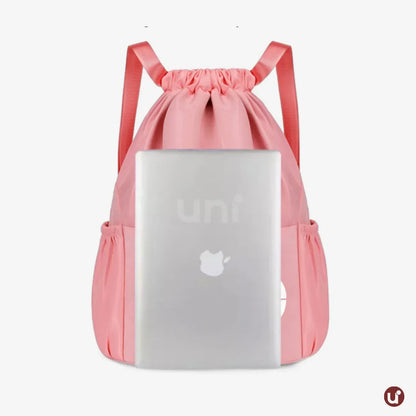 Mochila Saco Esportiva Impermeável com Bolso Antifurto - T60
