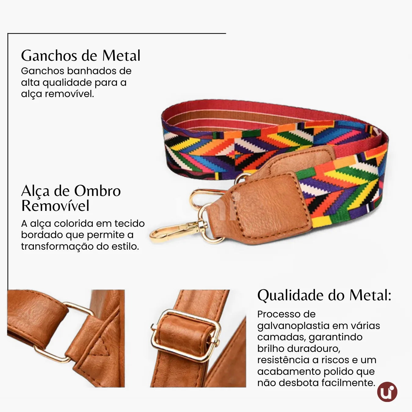 Mochila Feminina Antifurto Impermeável em Couro - Shiny Diary