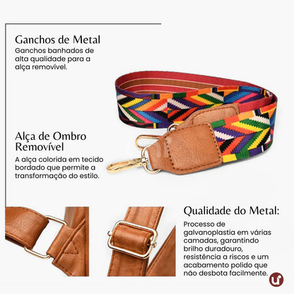 Mochila Feminina Antifurto Impermeável em Couro - Shiny Diary