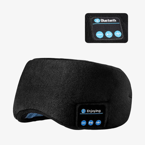Máscara de Dormir Bluetooth com Fone e Blackout Total - Sono Profundo