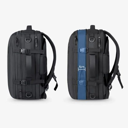 Mochila de Viagem com Compressão a Vácuo 55L Impermeável - AirLuxePack™