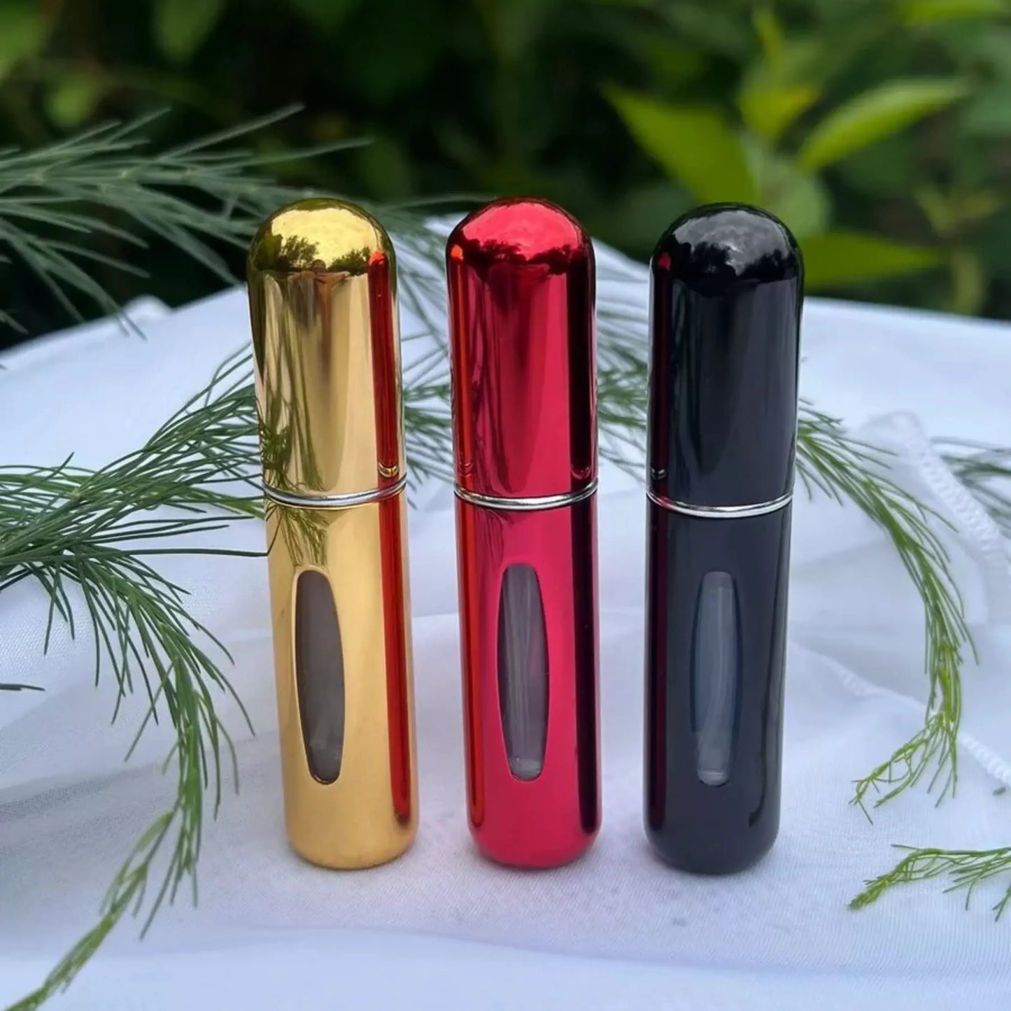 Mini Porta Perfume Recarregável Portátil SprayLux™ - Kit com 12 unidades