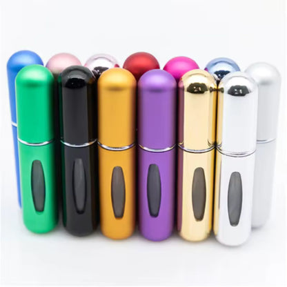 Mini Porta Perfume Recarregável Portátil SprayLux™ - Kit com 12 unidades