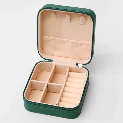 Porta-Joias de Viagem Portátil com Divisórias e Forro de Veludo - BellaBox®