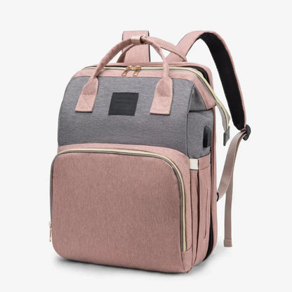 Mochila Maternidade Impermeável com Berço Portátil Térmica - BabyBoo™