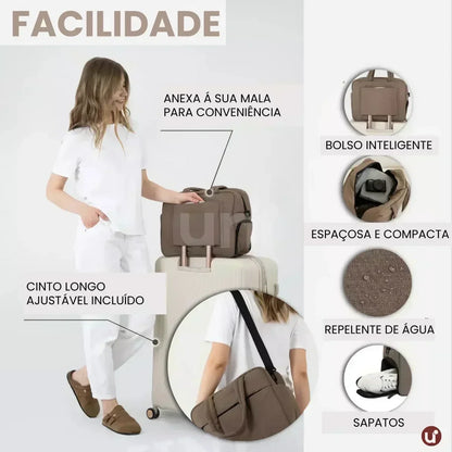 Bolsa de Viagem Feminina Duffle com Porta-Sapatos 25L - Calpak™