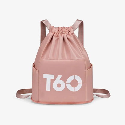 Mochila Saco Esportiva Impermeável com Bolso Antifurto - T60