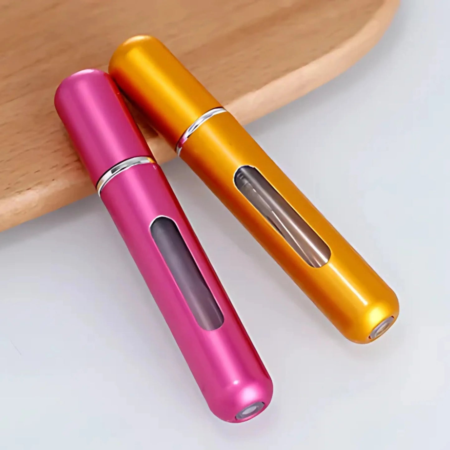 Mini Porta Perfume Recarregável Portátil SprayLux™ - Kit com 12 unidades