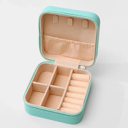 Porta-Joias de Viagem Portátil com Divisórias e Forro de Veludo - BellaBox®