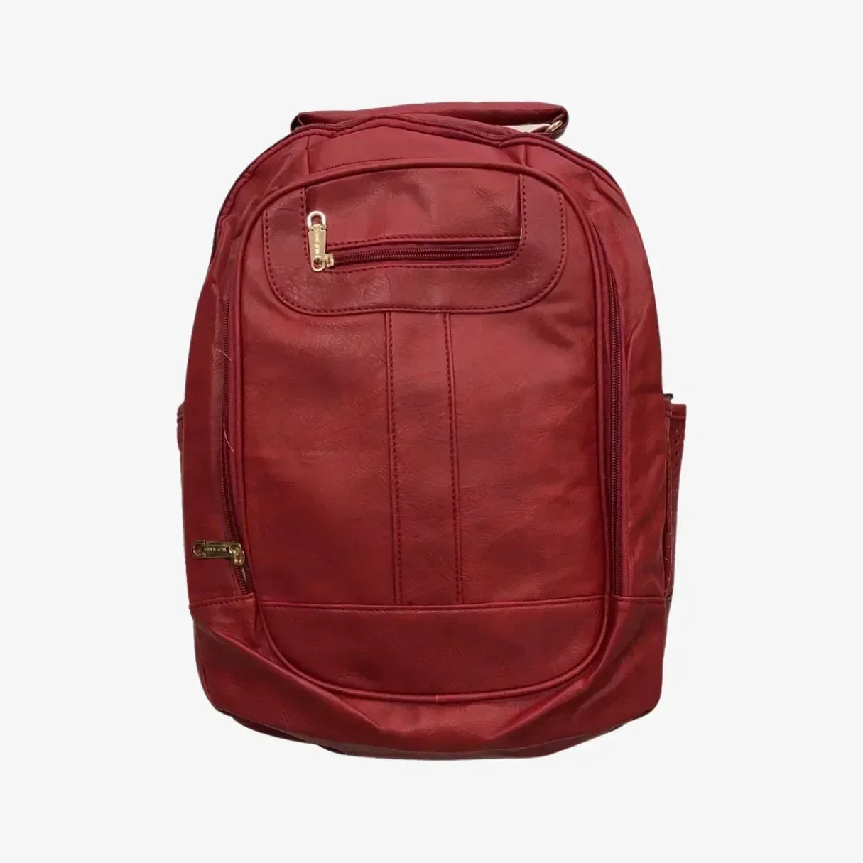 Mochila Feminina de Couro Antifurto para Notebook 15" Impermeável