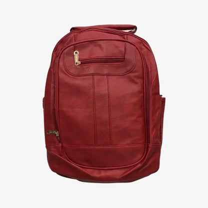 Mochila Feminina de Couro Antifurto para Notebook 15" Impermeável