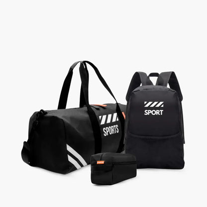 Kit Bolsa de Academia e Viagem Feminina 3 Peças Impermeável - SportBags