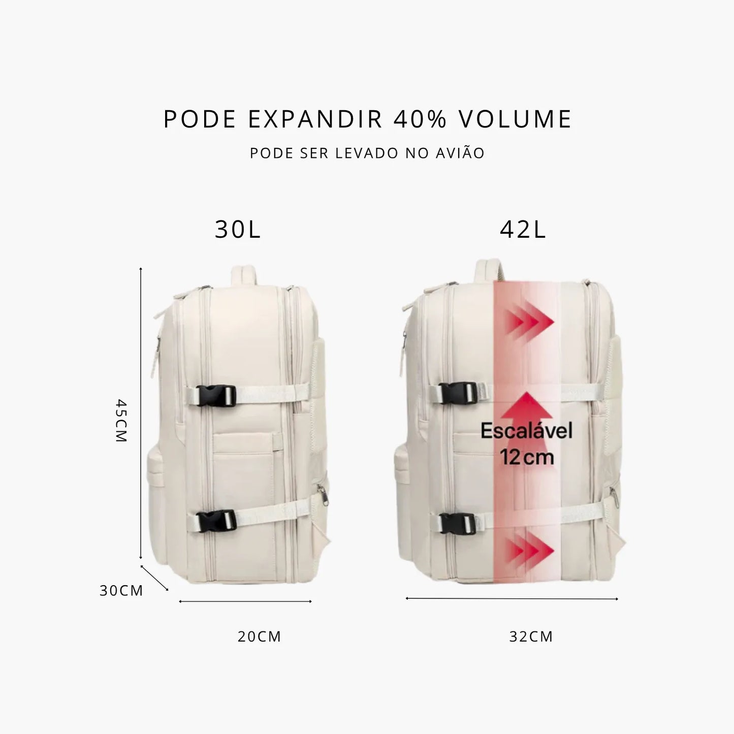 Mochila Executiva Expansível Antifurto para Notebook 17” – Organização e Estilo