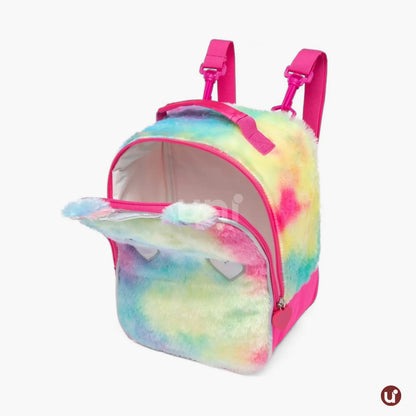 Kit Mochila Escolar de Rodinha Unicórnio Pelúcia 3 Peças - Conforto e Magia