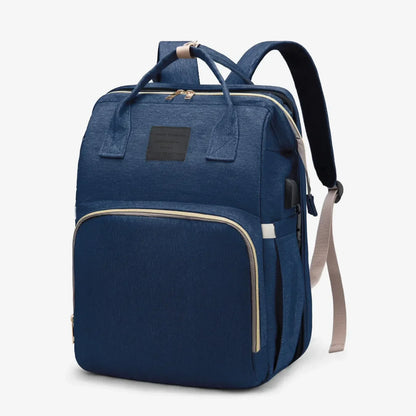 Mochila Maternidade Impermeável com Berço Portátil Térmica - BabyBoo™
