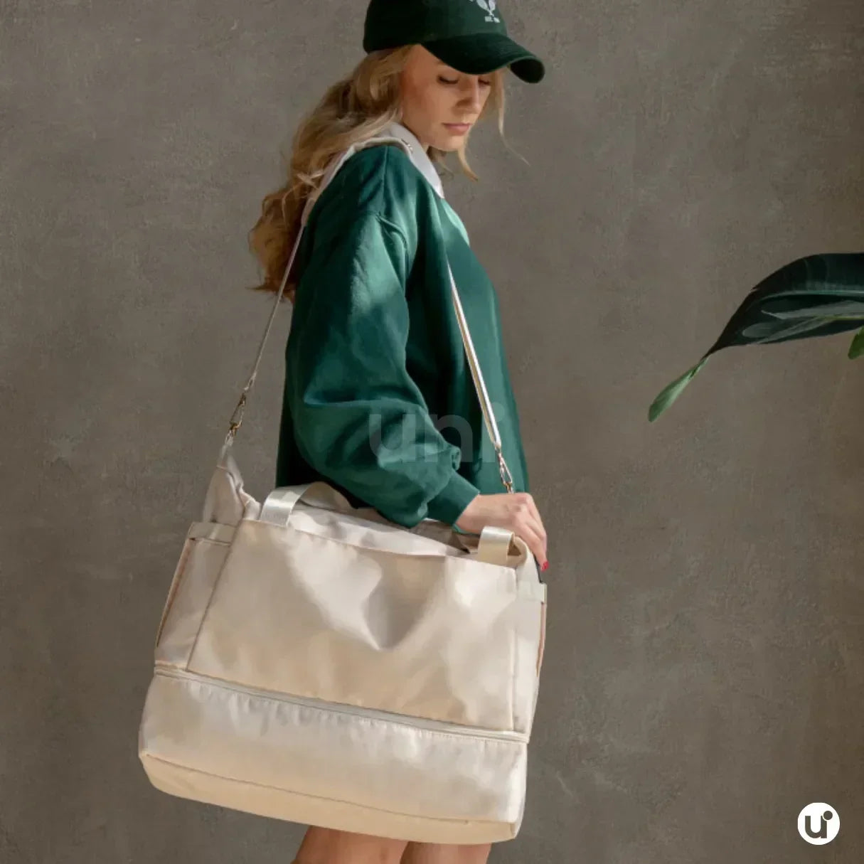 Kit Bolsa de Viagem e Academia Feminina 2 Peças com Porta-Sapatos - JenniBag™