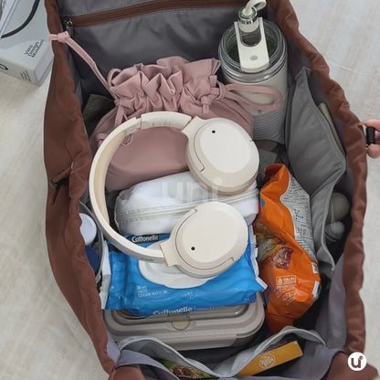 Bolsa Mochila Multifuncional Feminina Viagem e Maternidade 16 Bolsos Impermeável