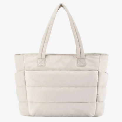 Bolsa Tote Feminina Puffer Impermeável com Porta Notebook - UniBubble™