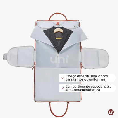 Mala de Bordo 10kg JetSetFemme™ - A Bolsa de Viagem Anti-Amasso (Rosa)