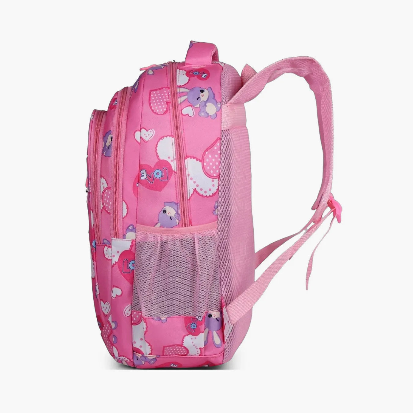 Mochila Escolar Infantil Feminina Leve e Resistente - 3 Compartimentos