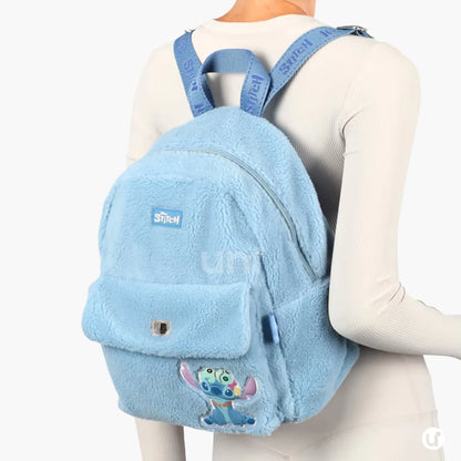 Mochila Stitch Disney de Pelúcia Pequena – Toque Macio, Estilo & Conforto