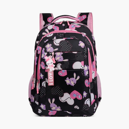 Mochila Escolar Infantil Feminina Leve e Resistente - 3 Compartimentos
