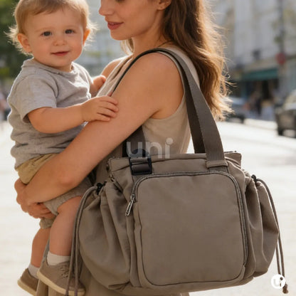 Bolsa Mochila Multifuncional Feminina Viagem e Maternidade 16 Bolsos Impermeável
