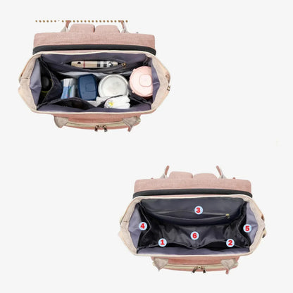 Mochila Maternidade Impermeável com Berço Portátil Térmica - BabyBoo™