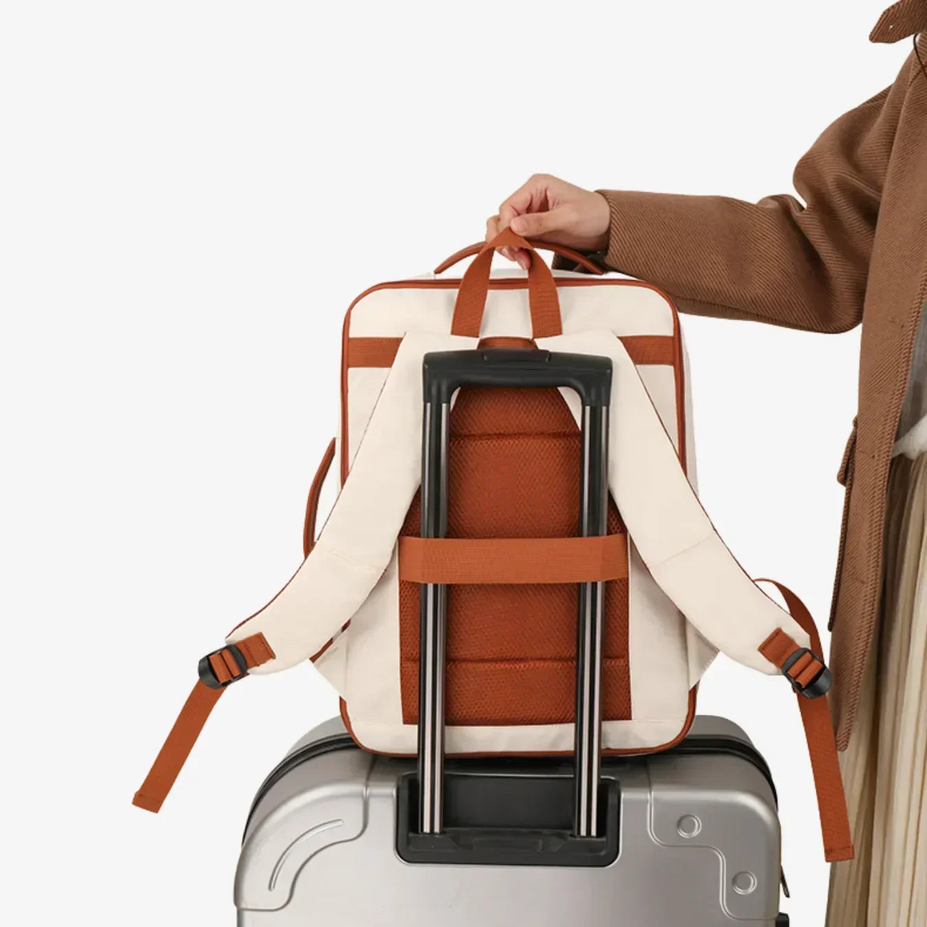Kit Mala de Bordo 10kg e Mochila Siena™ com Capa Protetora