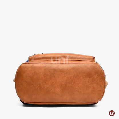 Mochila Feminina Antifurto Impermeável em Couro - Shiny Diary