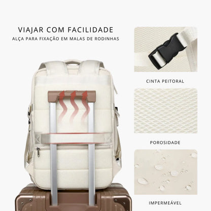 Mochila Executiva Expansível Antifurto para Notebook 17” – Organização e Estilo