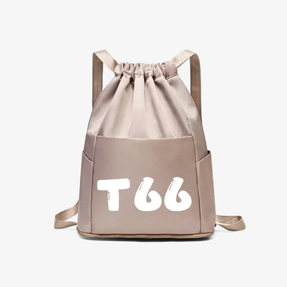 Mochila Saco Esportiva Impermeável com Bolso Antifurto - T60