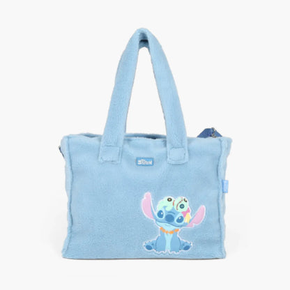 Bolsa Infantil Stitch e Xepa em Pelúcia Disney Premium - Edição Limitada
