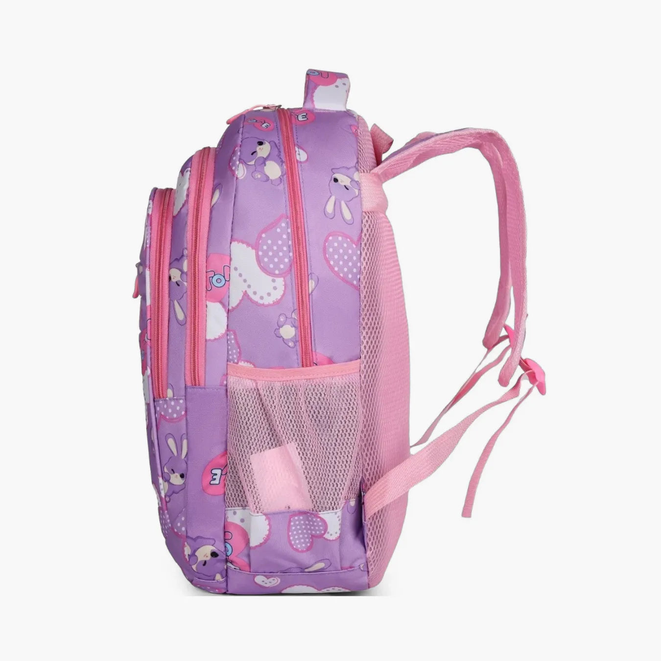 Mochila Escolar Infantil Feminina Leve e Resistente - 3 Compartimentos