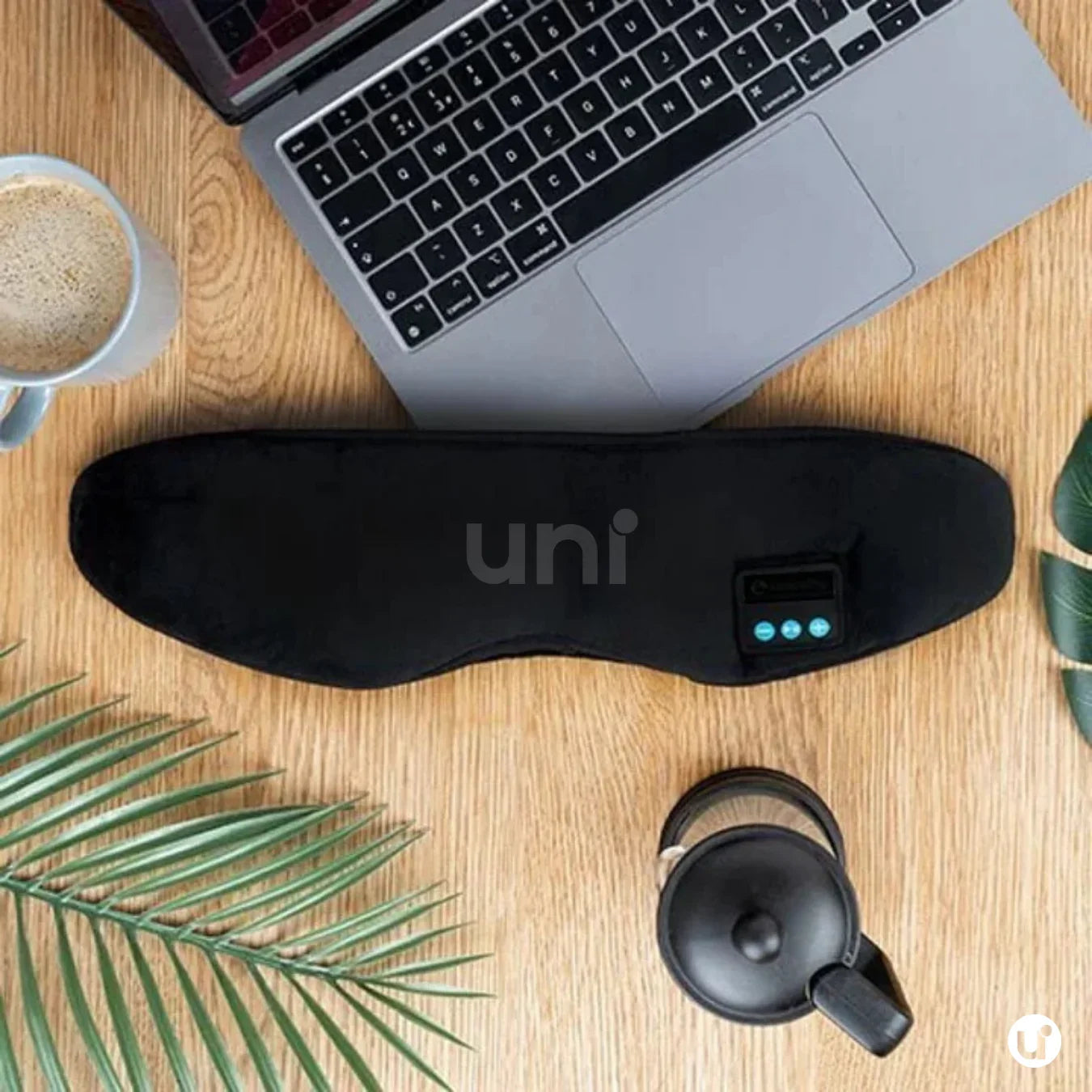 Máscara de Dormir Bluetooth com Fone e Blackout Total - Sono Profundo