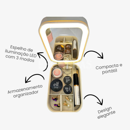 Estojo de maquiagem de LED Mini Caixa TrevoLed™