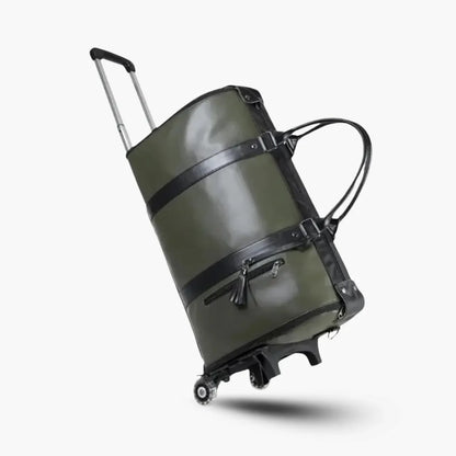 Mala de Bordo 10kg JetSetFemme™ - A Bolsa de Viagem Anti-Amasso (Bege Caramelo)