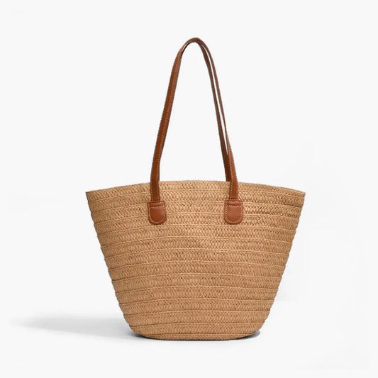 Bolsa de Praia com Zíper e Forro Interno – Espaçosa e Elegante