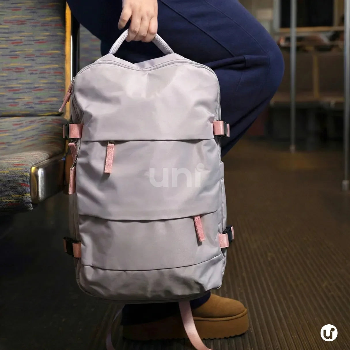 Mochila de Viagem Mala de Bordo Impermeável com Abertura 180° - RoyalViolet™