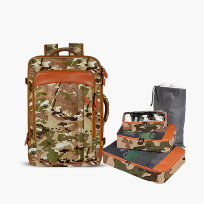 Mochila de Viagem 40L Expansível + 3 Necessaires Grátis