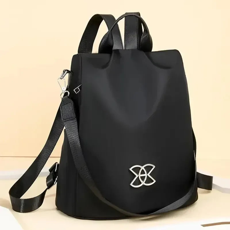 Bolsa Mochila Feminina Antifurto Impermeável - ChicSafe™