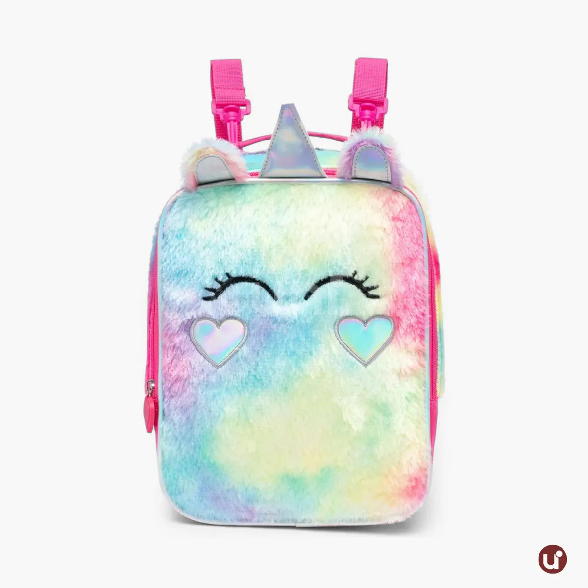Kit Mochila Escolar de Rodinha Unicórnio Pelúcia 3 Peças - Conforto e Magia