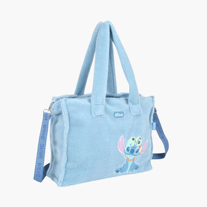 Bolsa Infantil Stitch e Xepa em Pelúcia Disney Premium - Edição Limitada