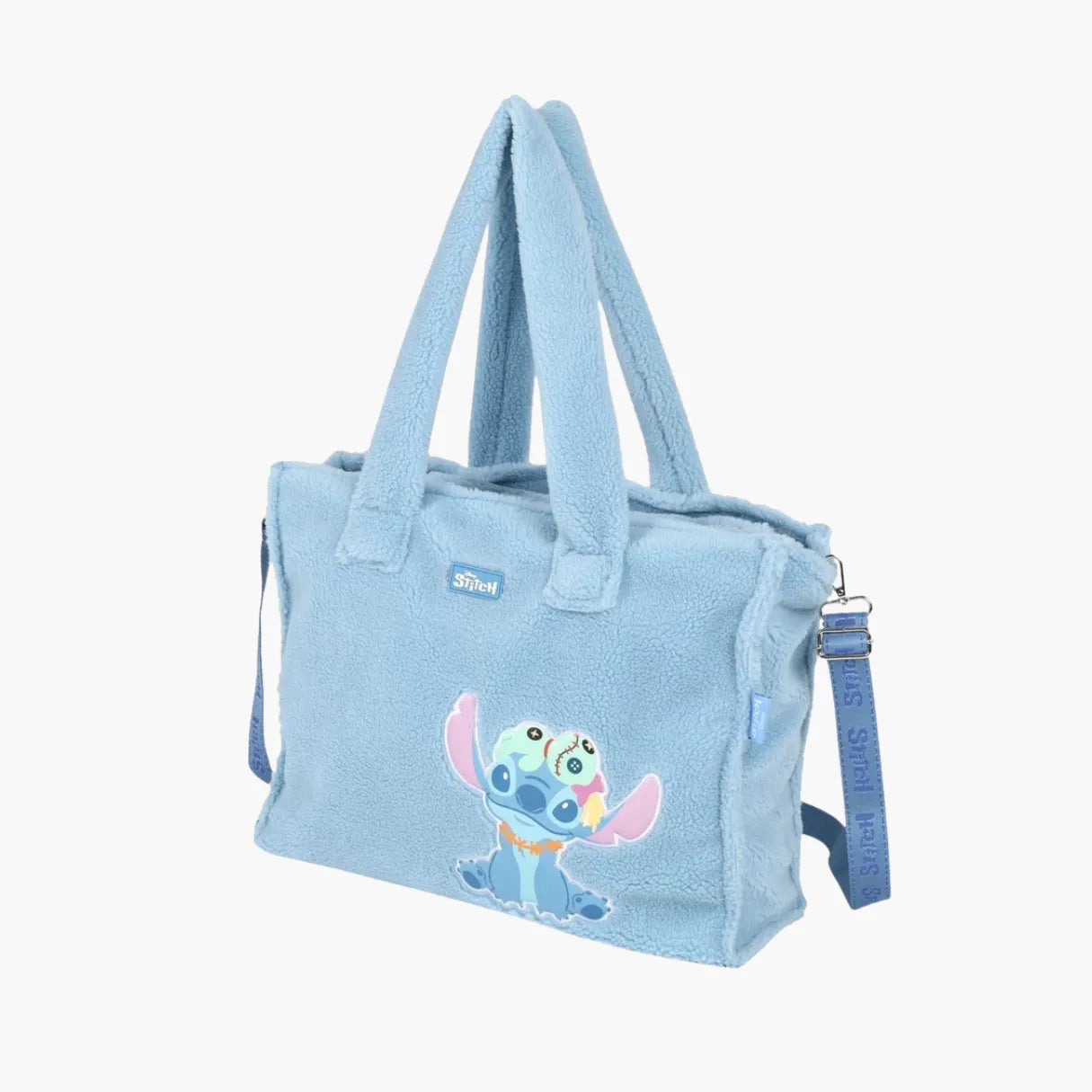 Bolsa Infantil Stitch e Xepa em Pelúcia Disney Premium - Edição Limitada